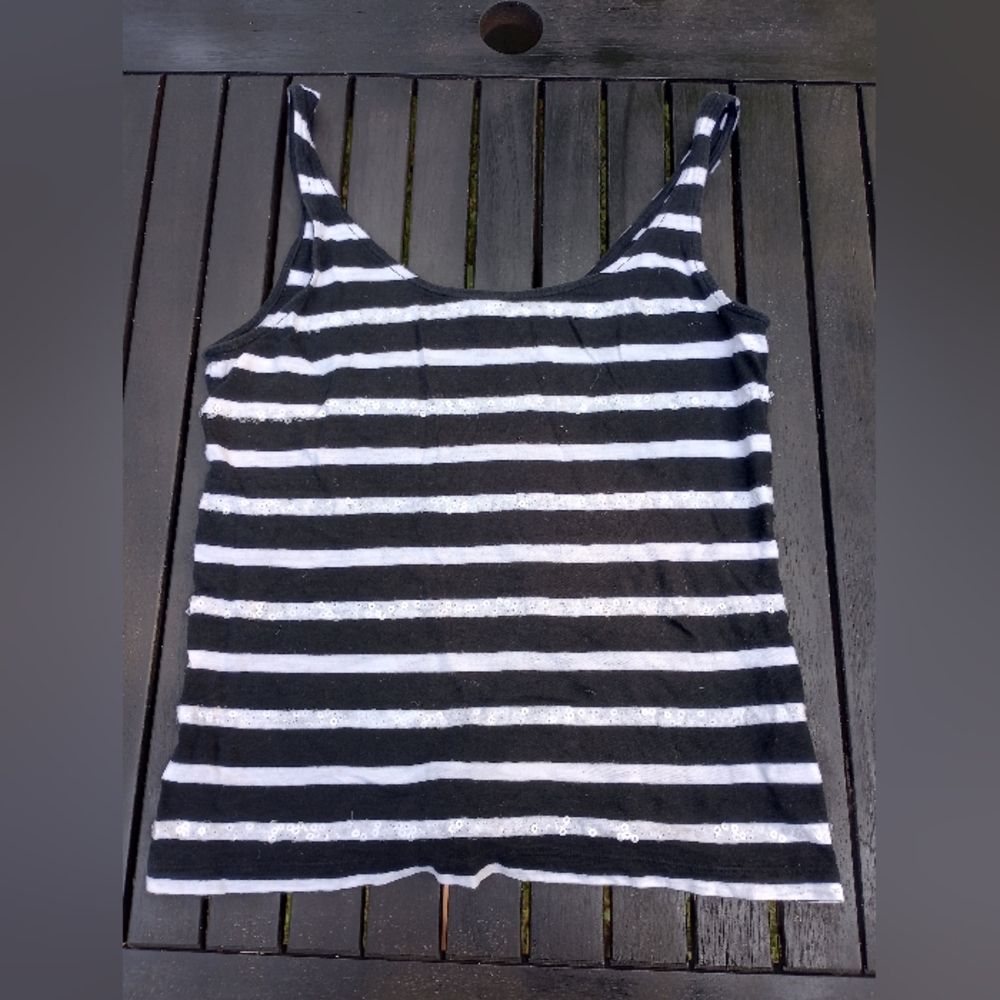 Banana Republic tank with sequins